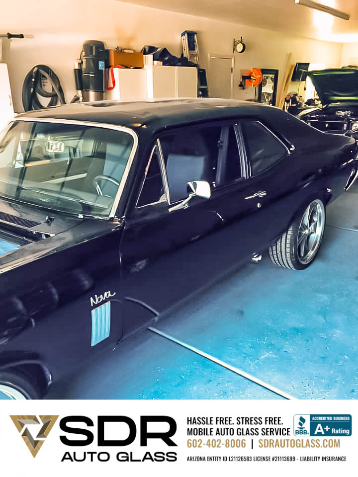 Classic SS Camaro Rear Windshield Replacement Service Gilbert